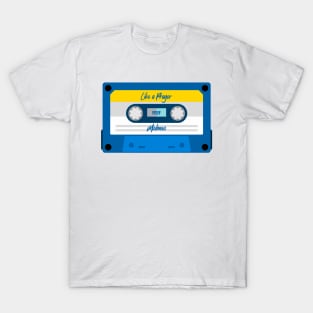 Like a Prayer Classic Blue Cassette T-Shirt